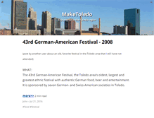 Tablet Screenshot of maketoledo.com